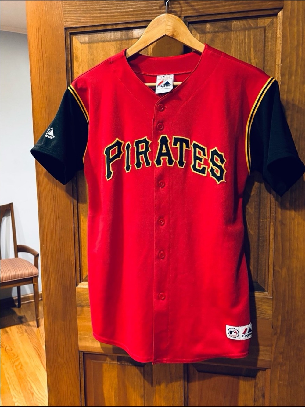 Vintage Majestic MLB FREDDY SANCHEZ PITTSBURGH PIRATES Jersey